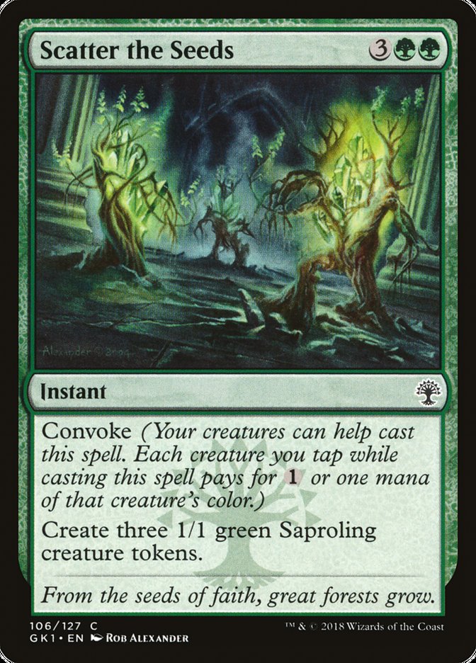 Scatter the Seeds [Guilds of Ravnica Guild Kit] Magic: The Gathering