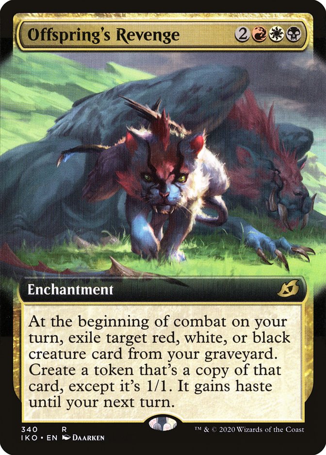Offspring's Revenge (Extended Art) [Ikoria: Lair of Behemoths] Magic: The Gathering