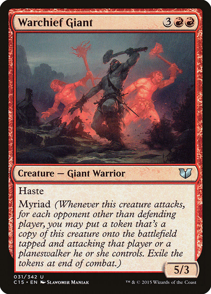 Warchief Giant [Commander 2015] Magic: The Gathering