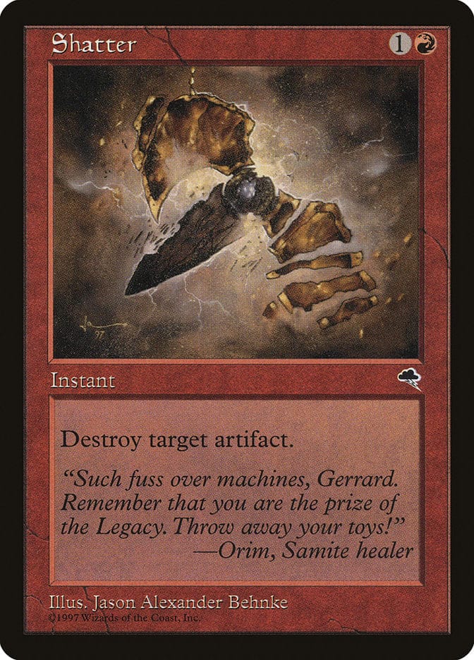 Shatter [Tempest] Magic: The Gathering