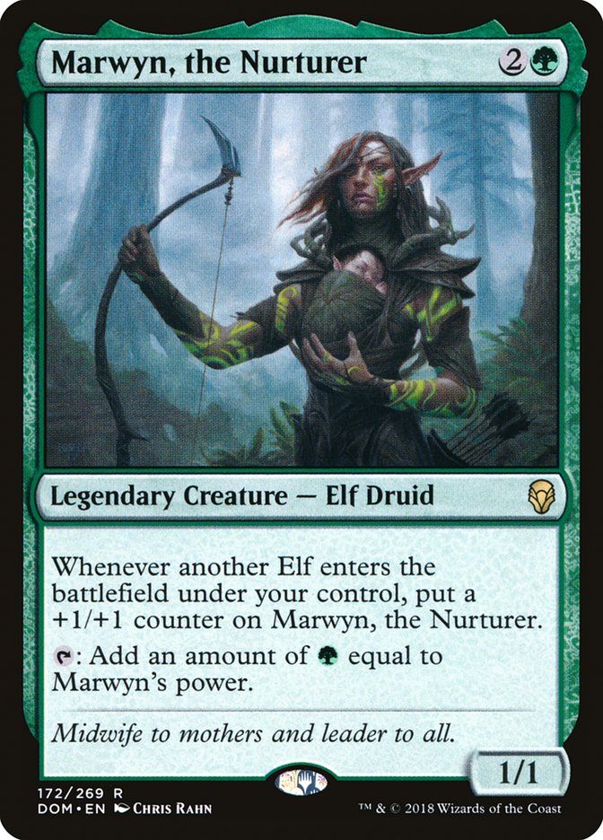 Marwyn, the Nurturer [Dominaria] Magic: The Gathering