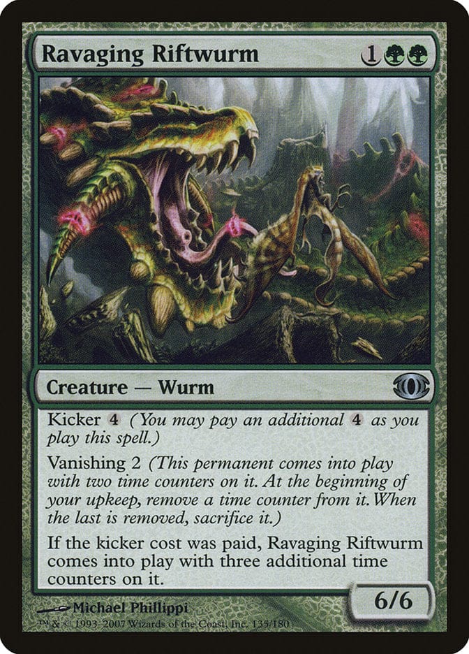 Ravaging Riftwurm [Future Sight] Magic: The Gathering