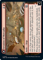 Invasion of Mercadia // Kyren Flamewright [March of the Machine] Magic: The Gathering