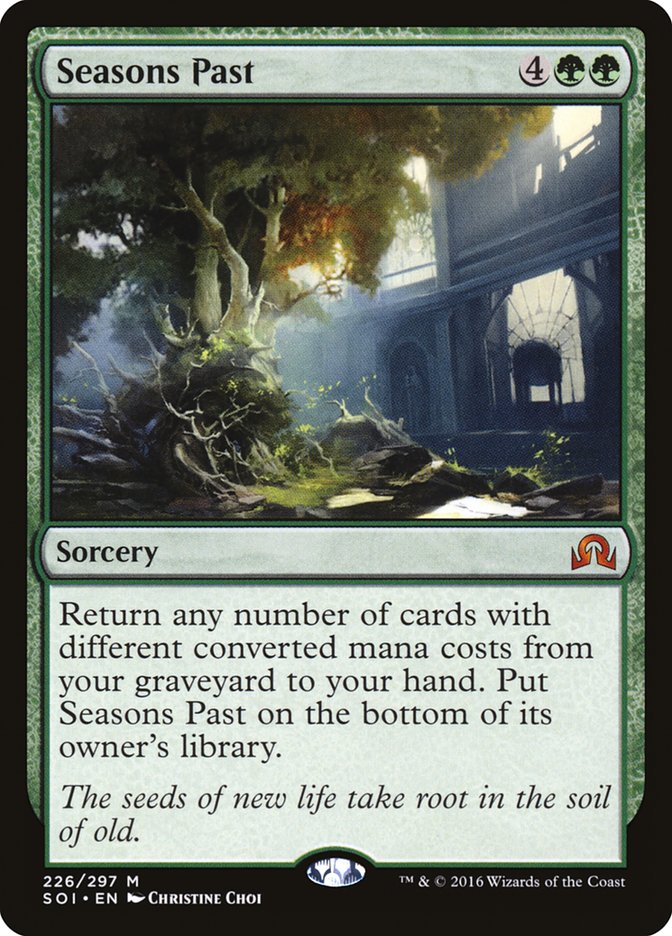 Seasons Past [Shadows over Innistrad] Magic: The Gathering