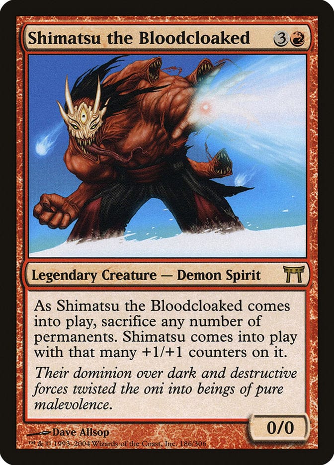 Shimatsu the Bloodcloaked [Champions of Kamigawa] Magic: The Gathering