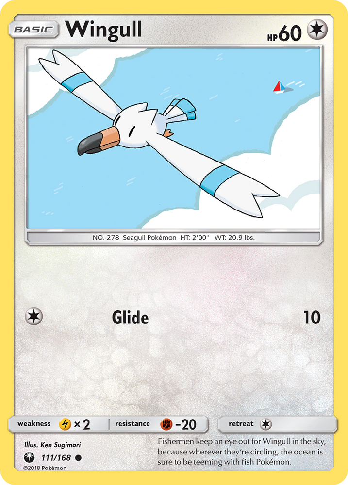 Wingull (111/168) [Sun & Moon: Celestial Storm] Pokémon