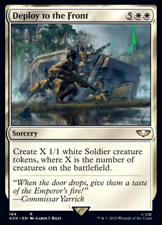 Deploy to the Front [Warhammer 40,000] Magic: The Gathering