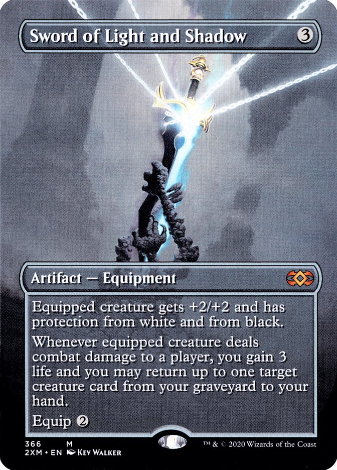 Sword of Light and Shadow (Toppers) [Double Masters] Magic: The Gathering