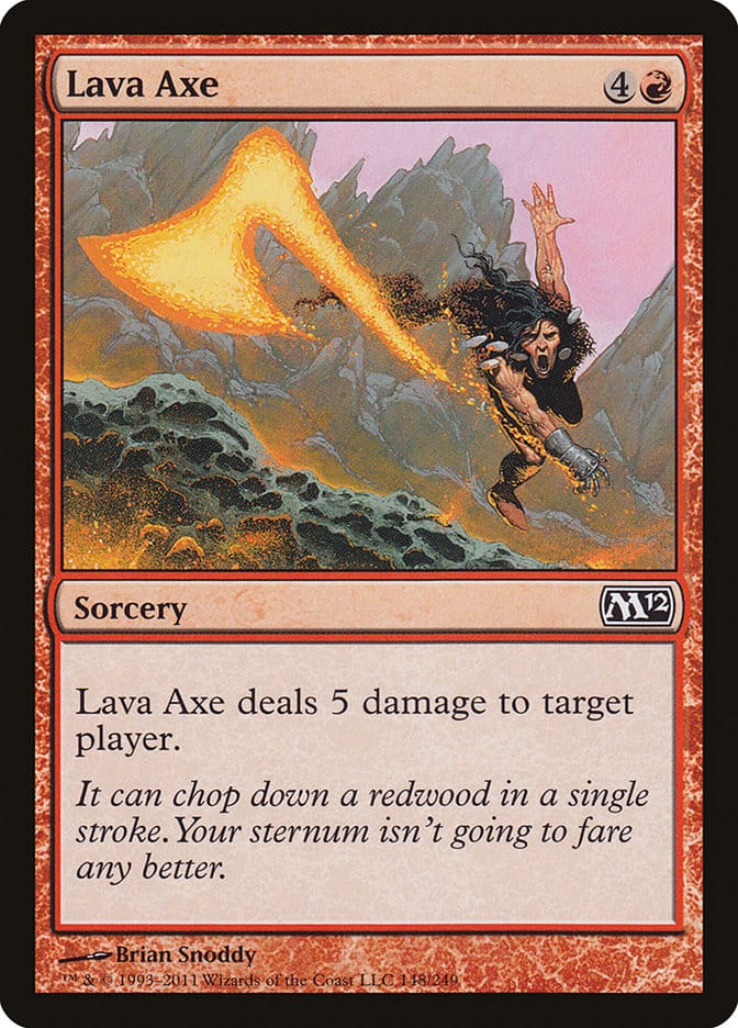 Lava Axe [Magic 2012] Magic: The Gathering