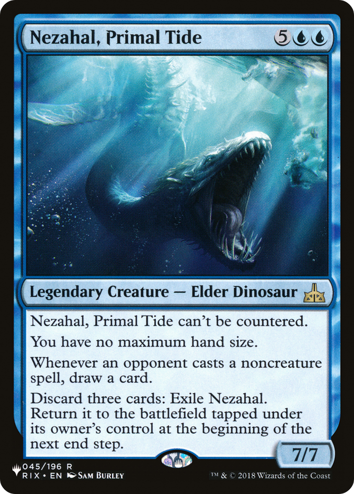 Nezahal, Primal Tide [The List] Magic: The Gathering