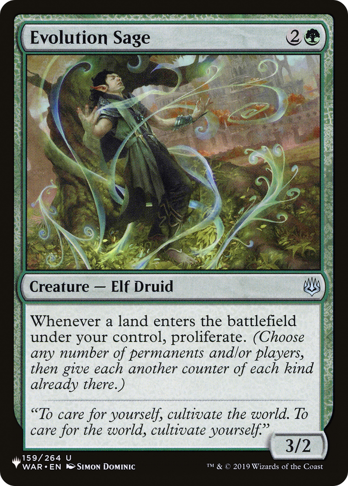 Evolution Sage [The List] Magic: The Gathering