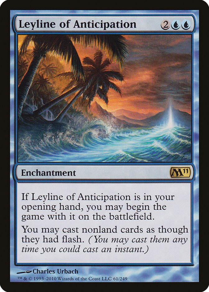 Leyline of Anticipation [Magic 2011] Magic: The Gathering