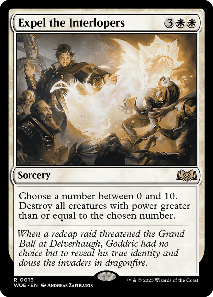 Expel the Interlopers [Wilds of Eldraine] Magic: The Gathering
