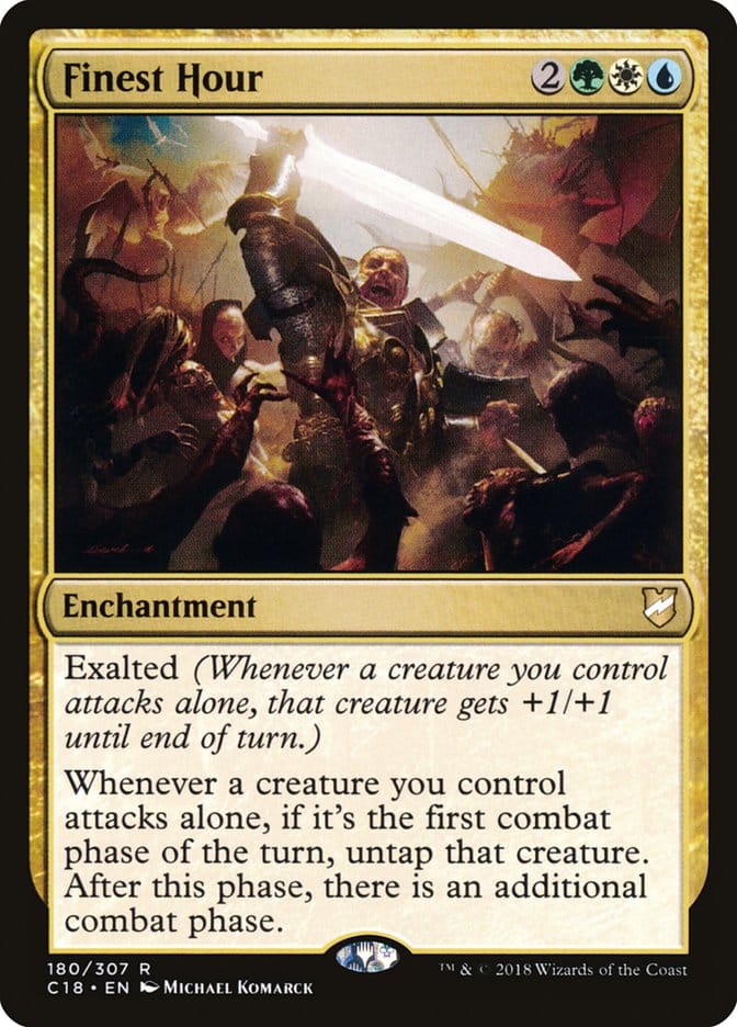 Finest Hour [Commander 2018] Magic: The Gathering