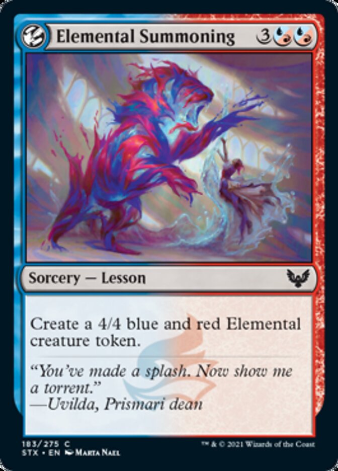Elemental Summoning [Strixhaven: School of Mages] Magic: The Gathering