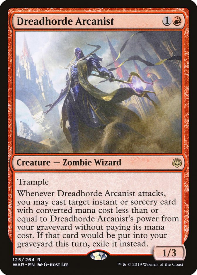 Dreadhorde Arcanist [War of the Spark] Magic: The Gathering