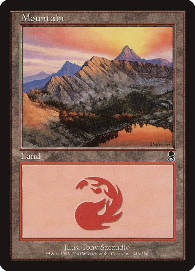 Mountain (346) [Odyssey] Magic: The Gathering