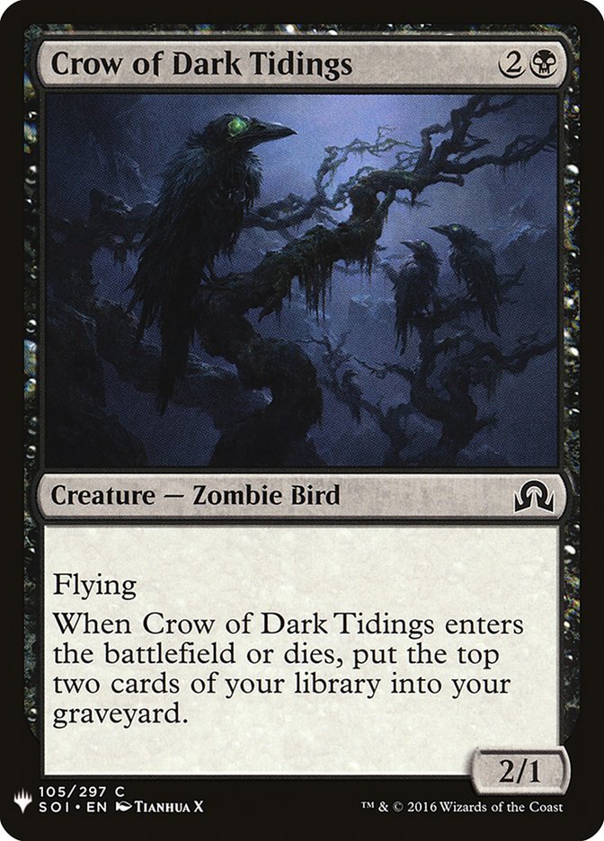 Crow of Dark Tidings [Mystery Booster] Magic: The Gathering