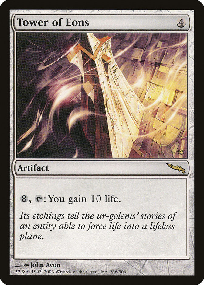 Tower of Eons [Mirrodin] Magic: The Gathering