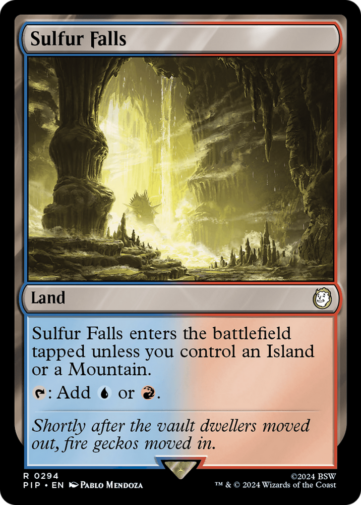 Sulfur Falls [Fallout] Magic: The Gathering