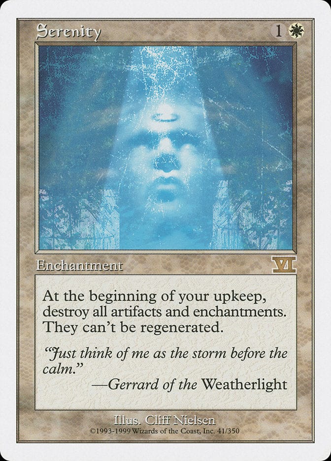 Serenity [Classic Sixth Edition] Magic: The Gathering