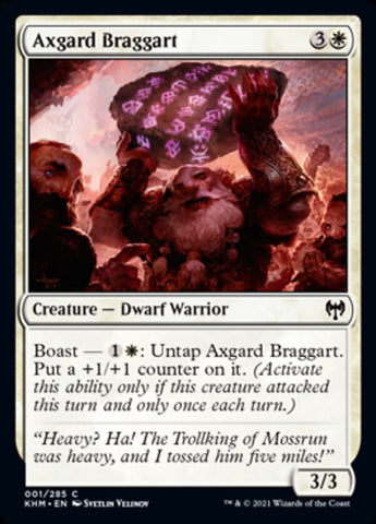 Axgard Braggart [Kaldheim] Magic: The Gathering