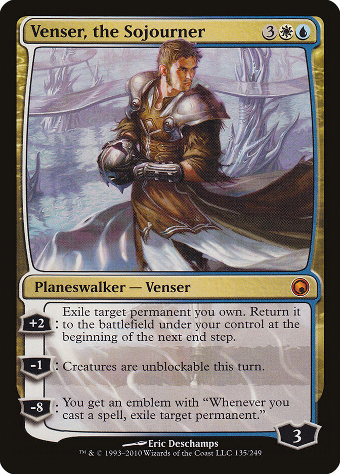 Venser, the Sojourner [Scars of Mirrodin] Magic: The Gathering