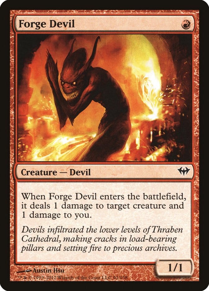 Forge Devil [Dark Ascension] Magic: The Gathering
