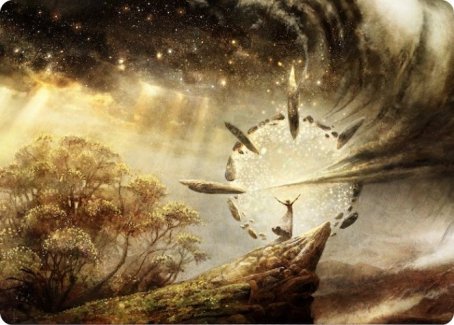 Harness Infinity Art Card [Strixhaven: School of Mages Art Series] Magic: The Gathering