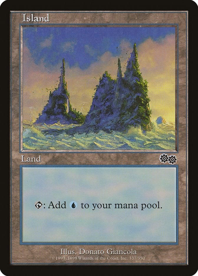 Island (337) [Urza's Saga] Magic: The Gathering