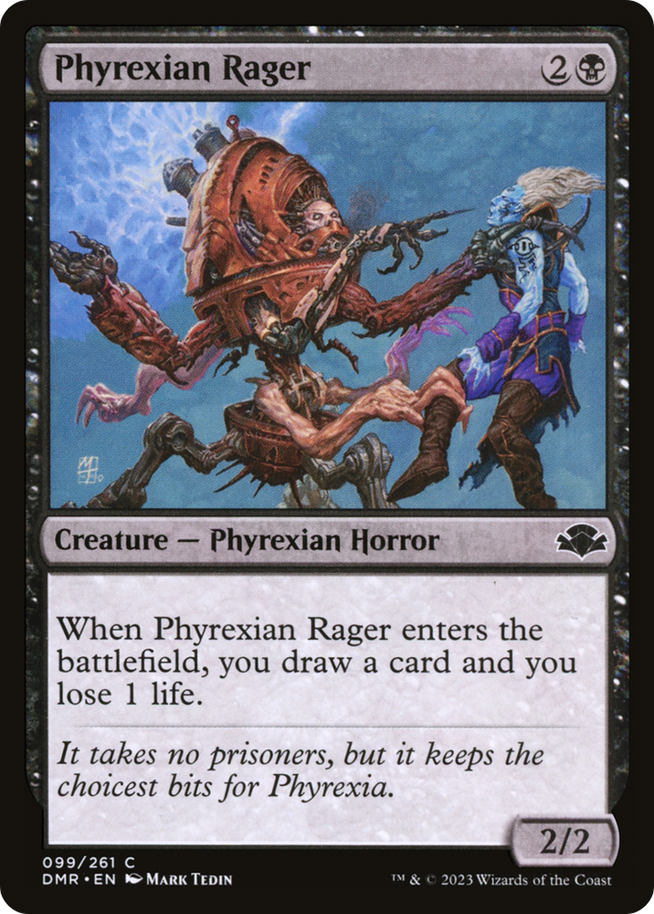 Phyrexian Rager [Dominaria Remastered] Magic: The Gathering