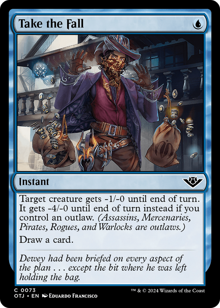 Take the Fall [Outlaws of Thunder Junction] Magic: The Gathering