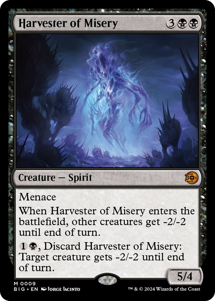 Harvester of Misery [Outlaws of Thunder Junction: The Big Score] Magic: The Gathering