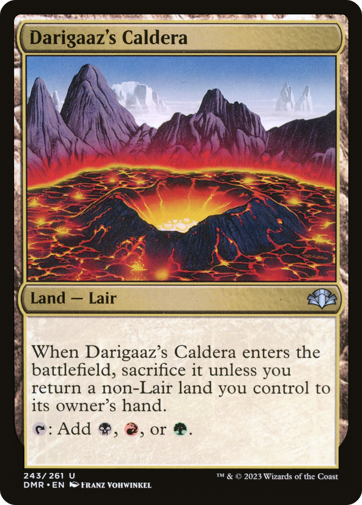 Darigaaz's Caldera [Dominaria Remastered] Magic: The Gathering