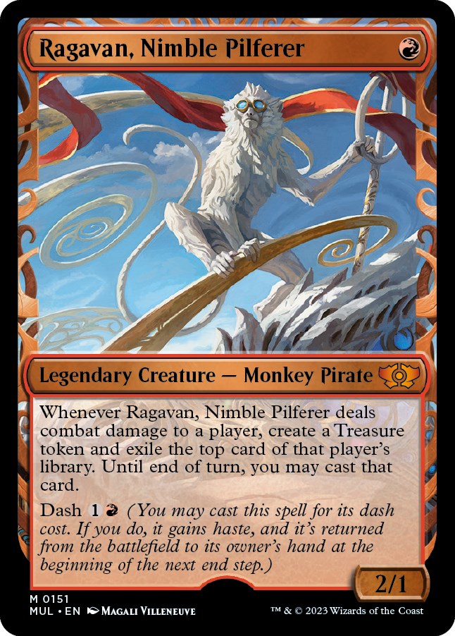 Ragavan, Nimble Pilferer (Halo Foil) [Multiverse Legends] Magic: The Gathering