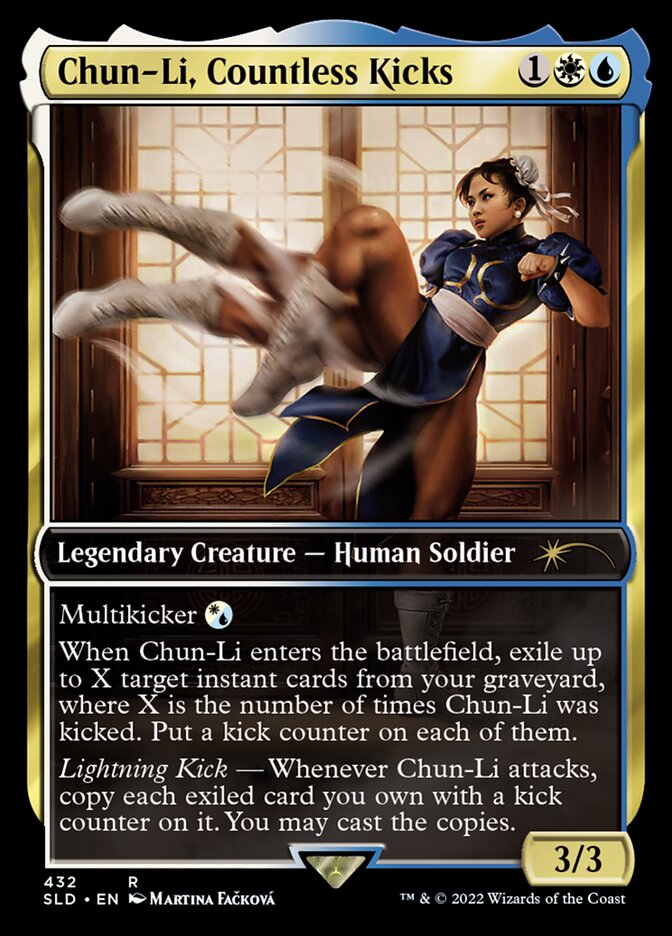 Chun-Li, Countless Kicks [Secret Lair Drop Series] Magic: The Gathering