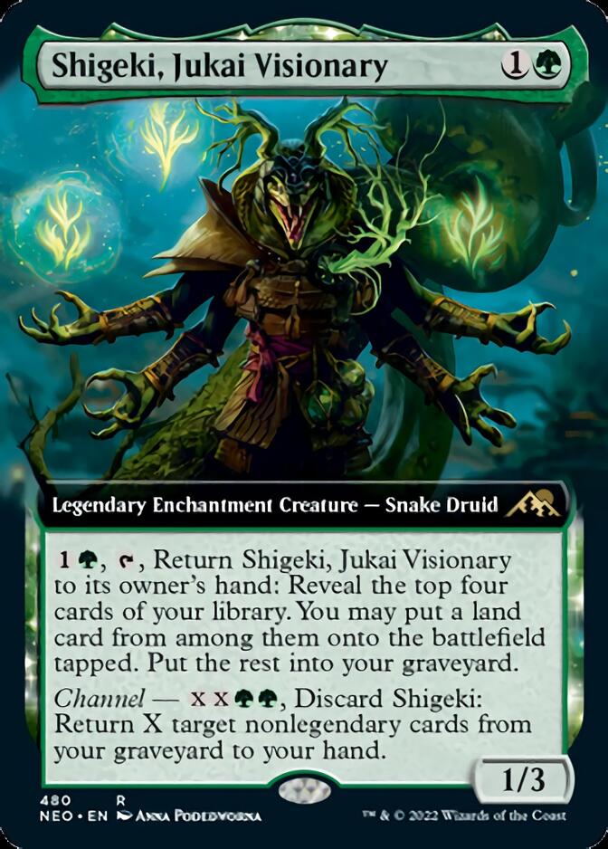 Shigeki, Jukai Visionary (Extended Art) [Kamigawa: Neon Dynasty] Magic: The Gathering