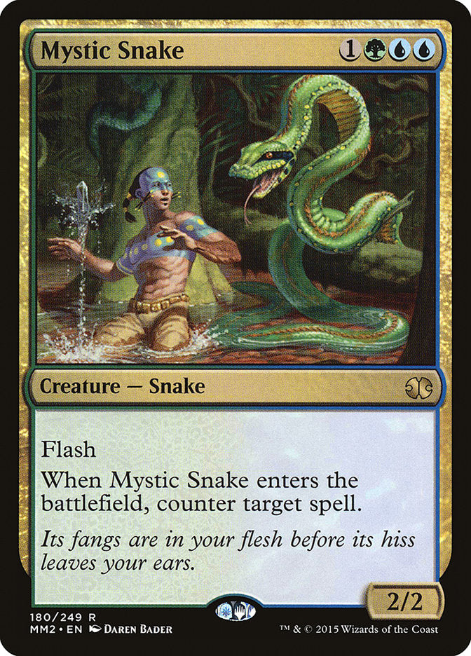 Mystic Snake [Modern Masters 2015] Magic: The Gathering