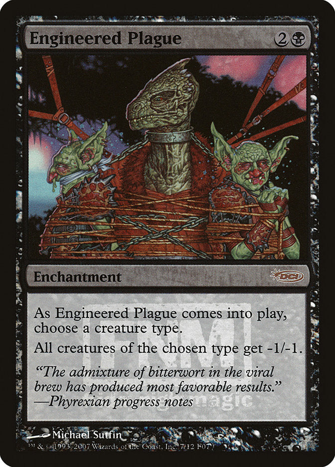 Engineered Plague [Friday Night Magic 2007] Magic: The Gathering