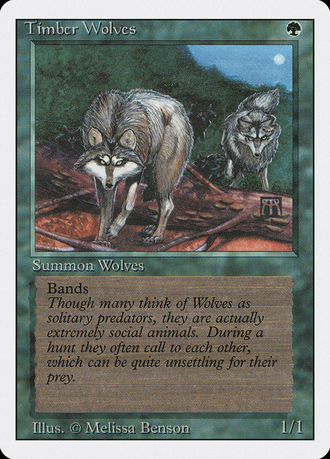 Timber Wolves [Revised Edition] Magic: The Gathering