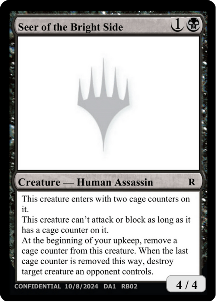 Seer of the Bright Side [Unknown Event] Magic: The Gathering
