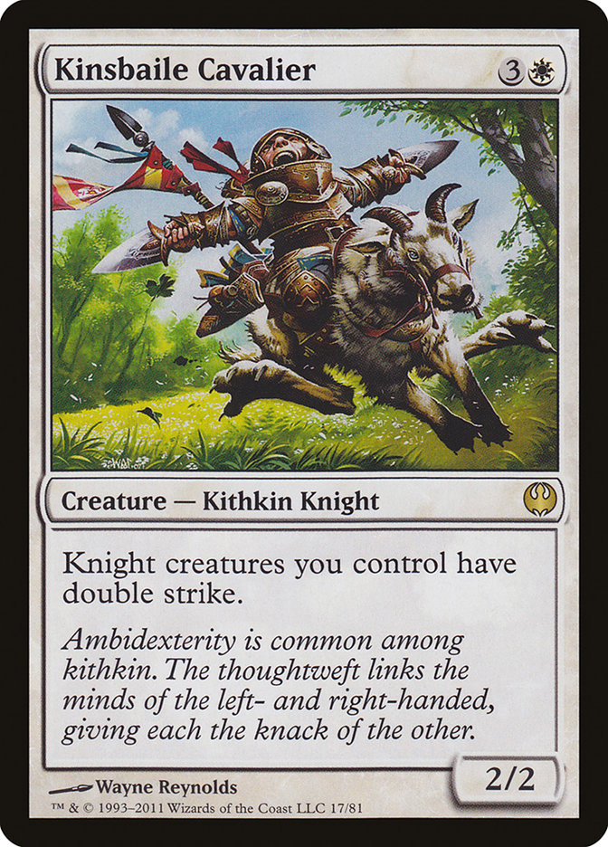 Kinsbaile Cavalier [Duel Decks: Knights vs. Dragons] Magic: The Gathering