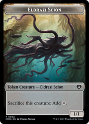 Spirit // Eldrazi Scion Double-Sided Token [Commander Masters Tokens] Magic: The Gathering