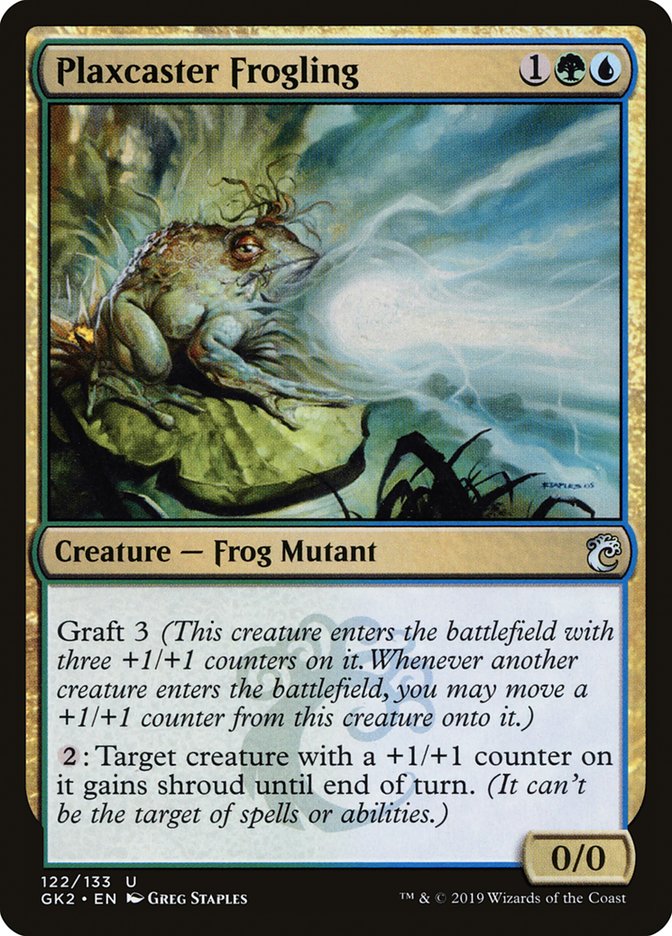 Plaxcaster Frogling [Ravnica Allegiance Guild Kit] Magic: The Gathering