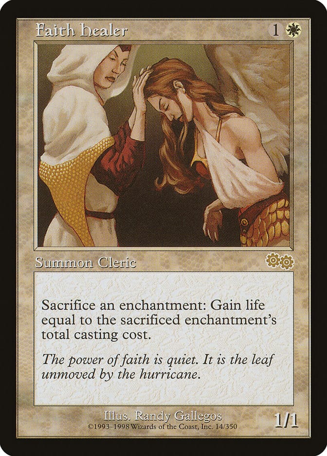 Faith Healer [Urza's Saga] Magic: The Gathering