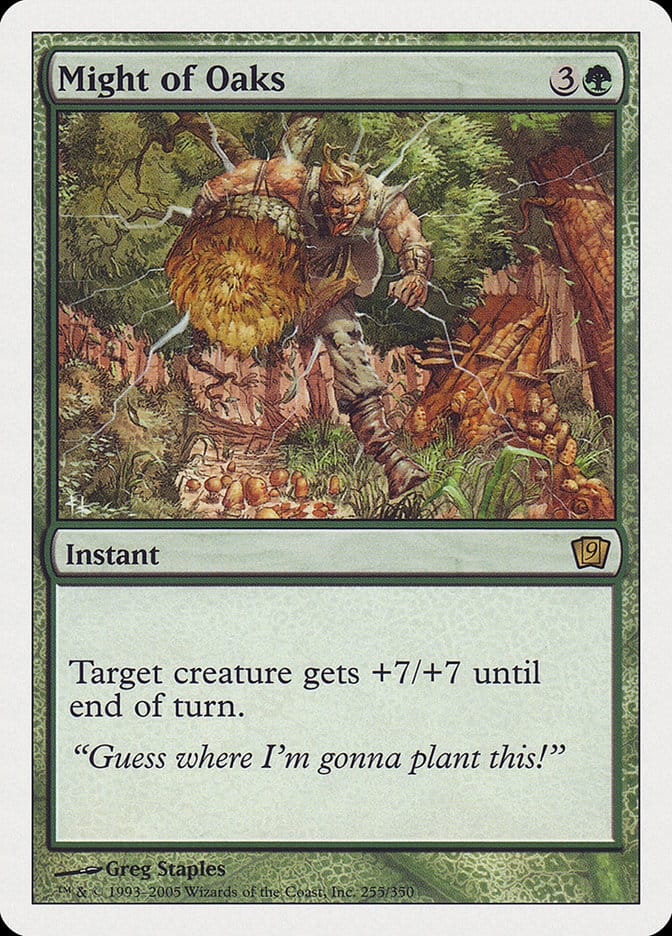 Might of Oaks [Ninth Edition] Magic: The Gathering