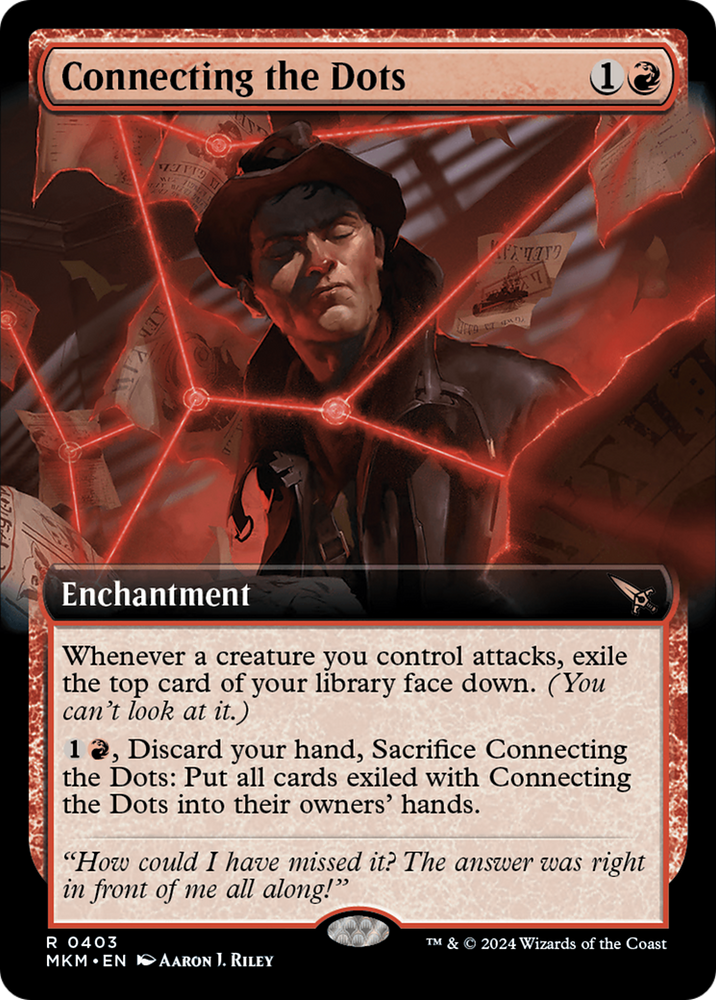 Connecting the Dots (Extended Art) [Murders at Karlov Manor] Magic: The Gathering