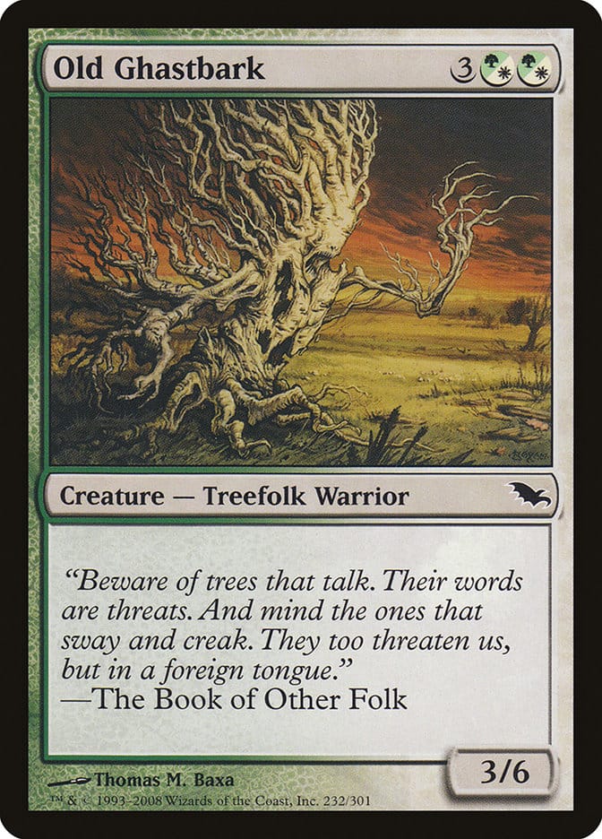 Old Ghastbark [Shadowmoor] Magic: The Gathering