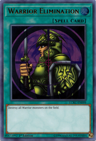 Warrior Elimination [LCKC-EN099] Ultra Rare Yu-Gi-Oh!