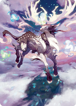 Hinata, Dawn-Crowned Art Card [Kamigawa: Neon Dynasty Art Series] Magic: The Gathering